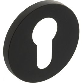 Millhouse Brass Euro Escutcheon on Round Rose (Pair) alternative