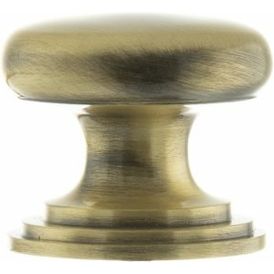Old English Lincoln Solid Brass Victorian Cabinet Knob