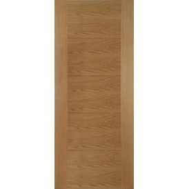 Mendes Pre-Finished Oak ISEO Crown Cut FD30 Fire Door