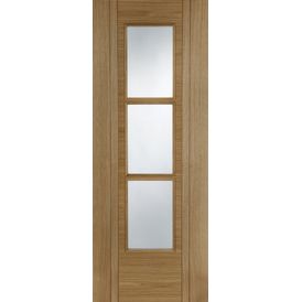Mendes Pre-Finished Oak Capri 3 Light Glazed Door