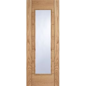Mendes Pre-Finished Oak Corsica 1 Light Clear Glazed Door