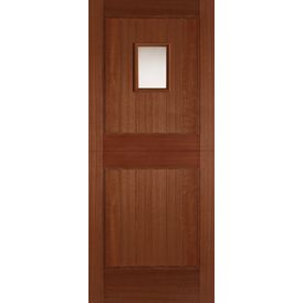 Mendes Unfinished Hardwood Stable 1 Light Unglazed Door