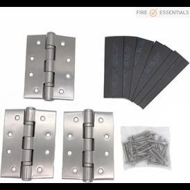 Fire Essentials Fire Rated Lever Handle, Sashlock &amp; Hinge Pack alternative