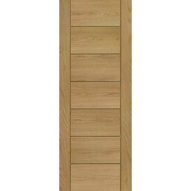 XL Joinery Palermo Essential 7 Panel Unfinished Oak Internal Door