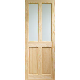 XL Joinery Internal Clear Pine Victorian with Clear Glass Pine Finish
