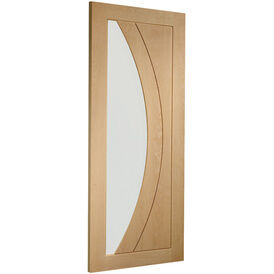 XL Joinery Salerno Unfinished Oak Glazed Internal Door