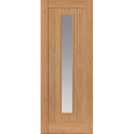 JB Kind Hudson Oak-Effect Glazed Internal Door