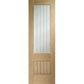 XL Joinery Original Suffolk 2XG Pre-Finished Oak Glazed Internal Door