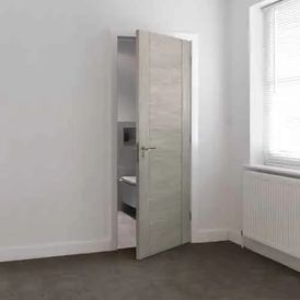 JB Kind Alabama Fumo Smoky Grey FD30 Fire Door alternative
