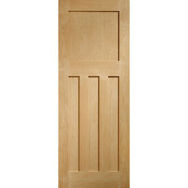 XL Joinery DX 4 Panel Pre-Finished Oak Internal Door