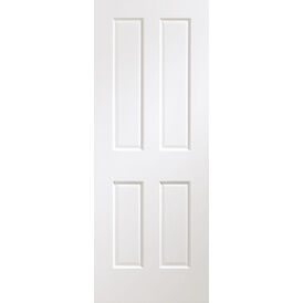 XL Joinery Victorian White Pre-Finished Internal Door with White Finish