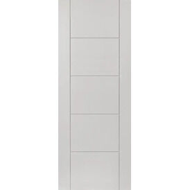JB Kind Tigris Modern 5 Panel Pre-Finished White Internal Door