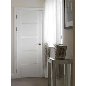 JB Kind Tigris Pre-Finished White FD30 Fire Door alternative
