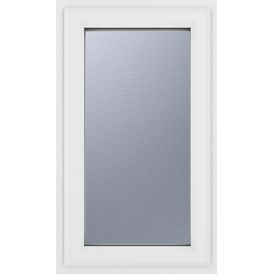 Crystal uPVC Left Hand Side Hung Triple Glazed Casement Window - White