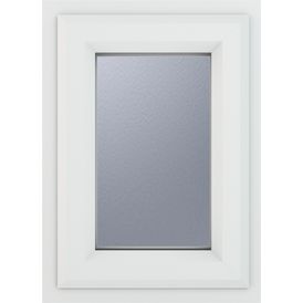 Crystal Modern uPVC Top-Hung Triple Glazed Casement Window - White