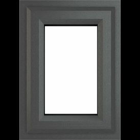 Crystal Modern uPVC Top-Hung Triple Glazed Casement Window - Grey