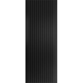 JB Kind Aria Black Pre-Finished Grooved Laminate FD30 Fire Door