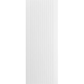 JB Kind Aria White Primed Grooved Laminate Internal Door