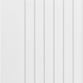 JB Kind Aria White Primed Grooved Laminate Internal Door alternative