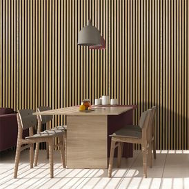 JB Kind Oak Veneer Acoustic Wall Panel (2400mm x 600mm) alternative