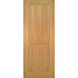 Deanta Eton Unfinished Oak Internal Door
