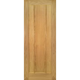 Deanta Norwich Rustic 3 Panel Unfinished Oak Internal Door