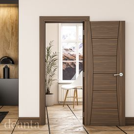 Deanta Pamplona Pre-Finished Walnut Internal Door alternative