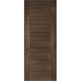 Deanta Seville 9 Panel Pre-Finished Walnut FD30 Fire Door alternative