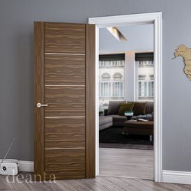 Deanta Valencia Pre-Finished Walnut Internal Door alternative