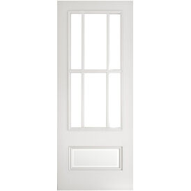 Deanta Canterbury White Primed Glazed Internal Door