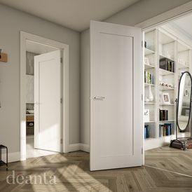 Deanta Denver White Primed Internal Door alternative