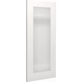 Deanta Denver White Primed Frosted Fully Glazed Internal Door