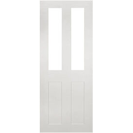 Deanta Eton White Primed Glazed Internal Door