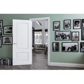 Deanta Madison White Primed FD30 Fire Door alternative