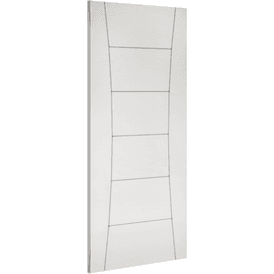 Deanta Pamplona Curved Panel White Primed Internal Door