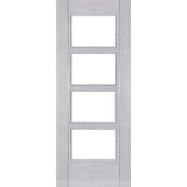Deanta Montreal Light Grey Ash Glazed FD30 Fire Door