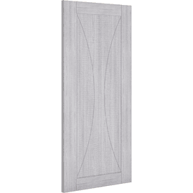 Deanta Sorrento Curved Panel Pre-Finished Light Grey Ash Internal Door