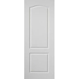 JB Kind 2 Panel Classique Grained White Primed Internal Door