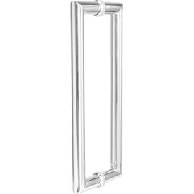 Deanta Polished Steel Mitred Pull Handle