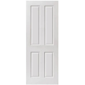 JB Kind Canterbury 4 Panel Smooth White Primed Internal Door