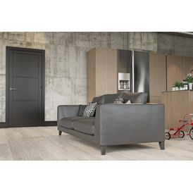 Deanta Camden Pre-Finished Black Internal Door alternative