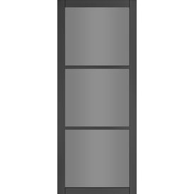 Deanta Camden Pre-Finished Black Tinted Glazed Internal Door