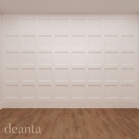 Deanta Shaker White Primed Wall Panelling - 2400mm Pack