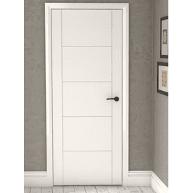 Mendes White Basic Primed Iseo FD30 Fire Door alternative