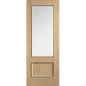 LPD Murcia Pre Finished Oak 1 Panel / 1L Clear Glazed