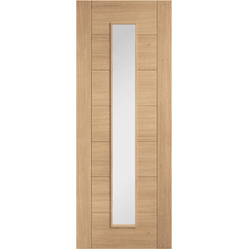LPD Carini Pre Finished Oak Long Light Clear Glazed