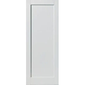 JB Kind 1 Panel Antigua White Primed Shaker Internal Door