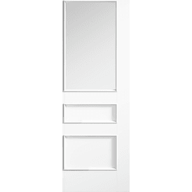 LPD Toledo White Primed 2 Panel / 1L Clear Glazed