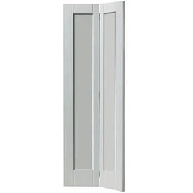 JB Kind Antigua White Primed Bi-fold Door