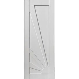 JB Kind 4 Panel Aurora Sunshine White Primed Internal Door